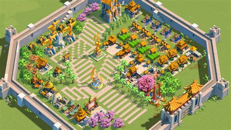 rise of kingdoms city layout